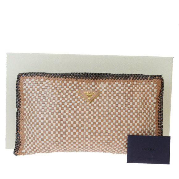 prada hand clutch